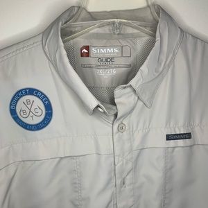 Simms Guide Series fishing / boating / beach shirt Men’s 2XL